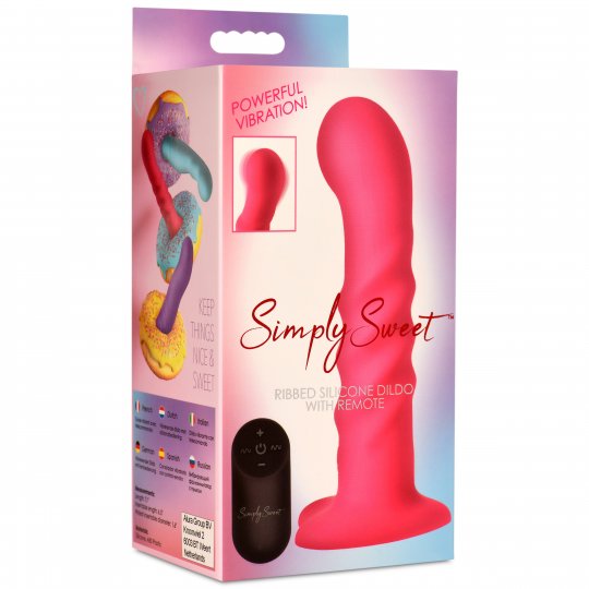 21X Vibrating Ribbed Silicone Dildo - Image 10