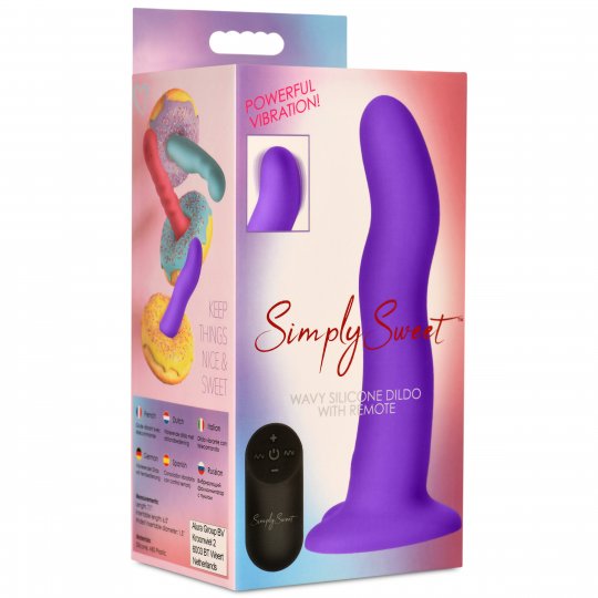 21X Vibrating Wavy Silicone Dildo - Image 12