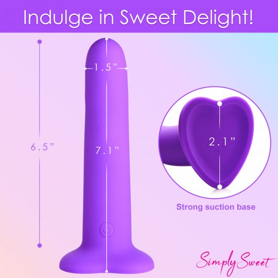 21X Vibrating Wavy Silicone Dildo - Image 4