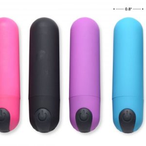 Alternative view of Vibrating Bullet with Remote Control - Purple