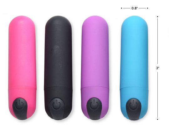 Vibrating Bullet with Remote Control - Purple - Image 2