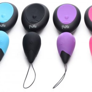 Alternative view of 10X Silicone Vibrating Egg - Black