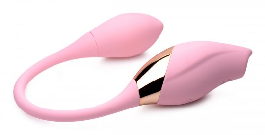 Shegasm 8X Tandem Plus Silicone Suction Clitoral Stimulator and Egg - Image 2