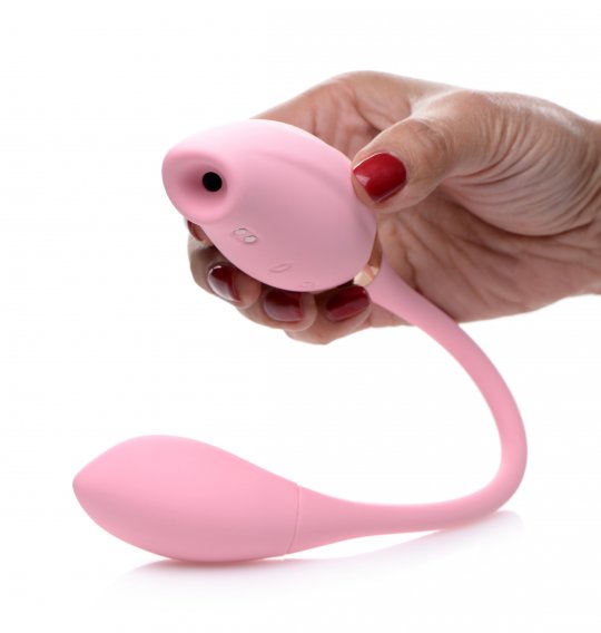Shegasm 8X Tandem Plus Silicone Suction Clitoral Stimulator and Egg - Image 5