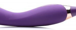 Alternative view of Pulsing G-spot Pinpoint Silicone Vibrator with Attachments