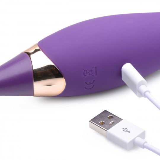 Pulsing G-spot Pinpoint Silicone Vibrator with Attachments - Image 5