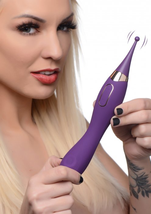 Pulsing G-spot Pinpoint Silicone Vibrator with Attachments - Image 7
