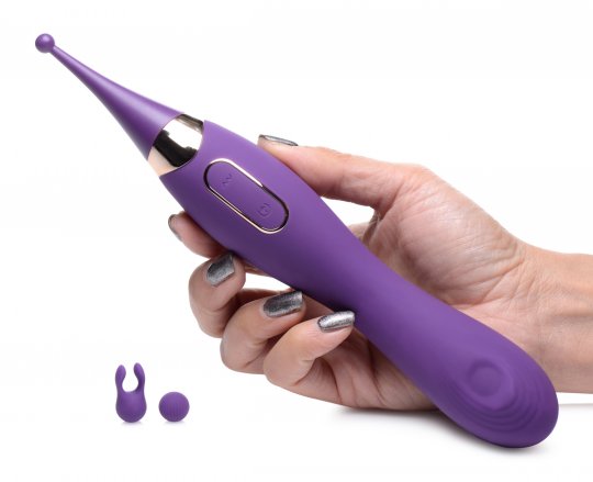 Pulsing G-spot Pinpoint Silicone Vibrator with Attachments - Image 8