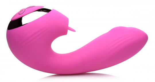10X Licking G-Throb Rechargeable Silicone Vibrator - Image 5