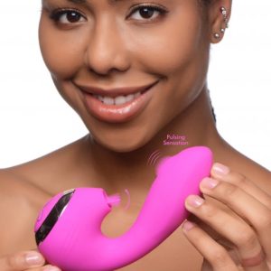 10X Licking G-Throb Rechargeable Silicone Vibrator