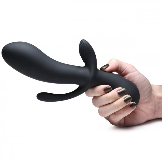 10X Triple Stim Silicone Vibrator - Image 8