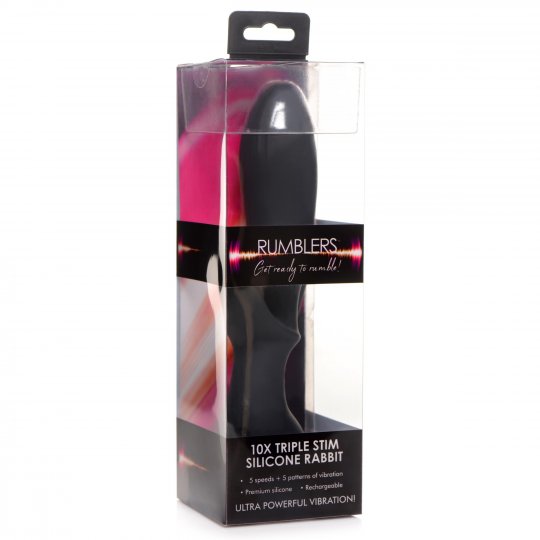 10X Triple Stim Silicone Vibrator - Image 9